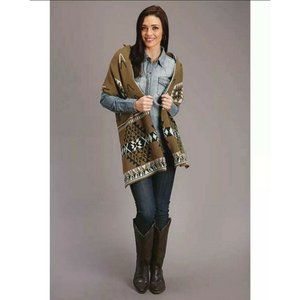 Stetson Women's Gold Aztec Knit Scarf Gold